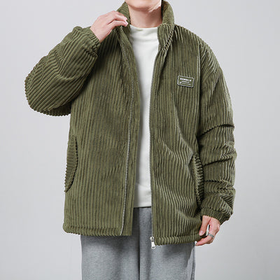 Winter Corduroy Cotton-padded Coat