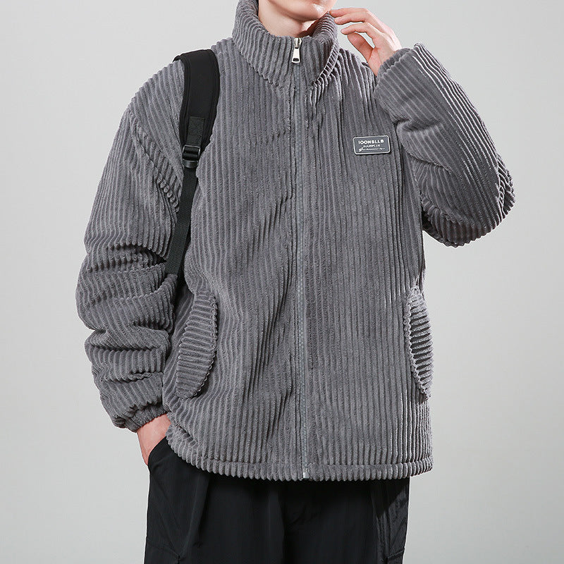 Winter Corduroy Cotton-padded Coat