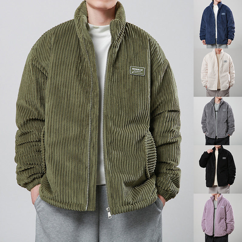 Winter Corduroy Cotton-padded Coat